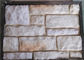 Druckfestigkeits-künstlicher Wand-Stein mit Naturstein-Beschaffenheits-Steinfurnier-blatt im Freien